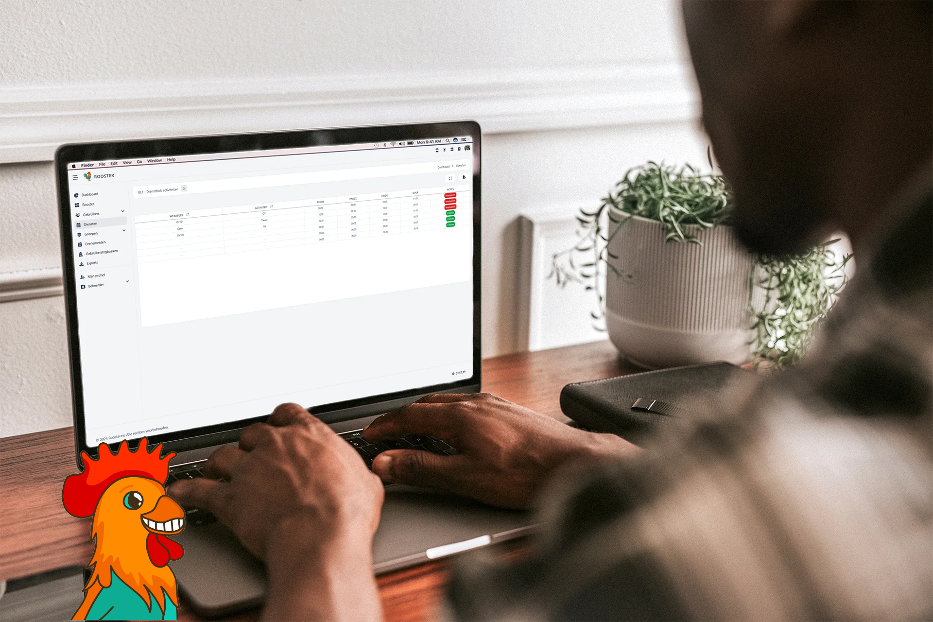Rooster programma werkbaar voor iedereen!